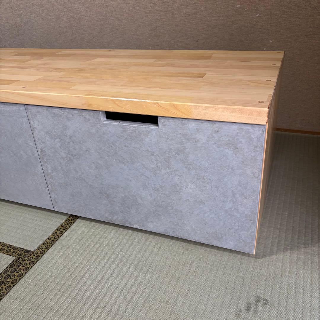 ハンドメイド　引き出し収納付きベンチ・シェルフオーダー受け付けます。