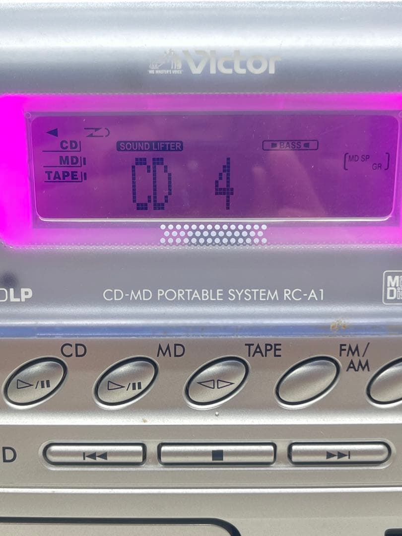 JVC RC-A1-S クラビア　ラジカセ