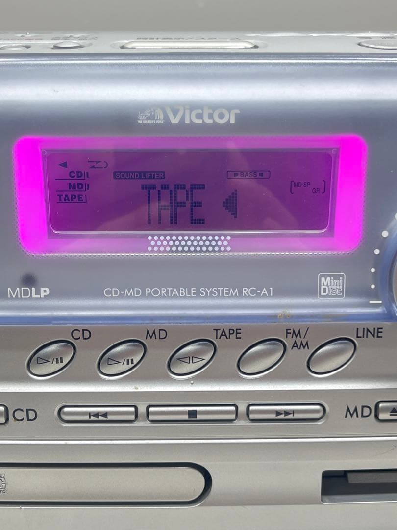 JVC RC-A1-S クラビア　ラジカセ