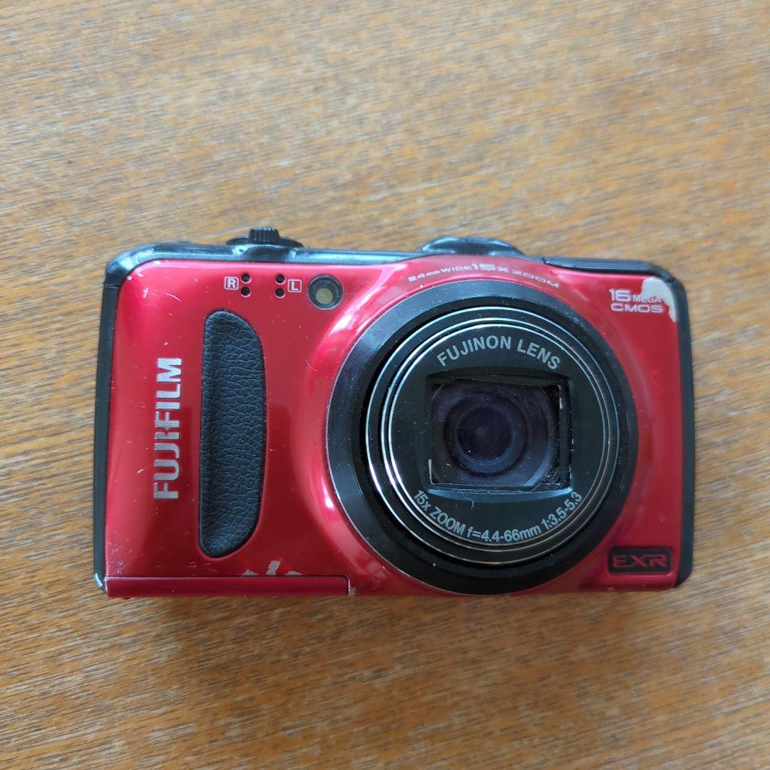 ジャンク　Fujifilm EXR 16MP レッド コンパクトデジタルカメラ