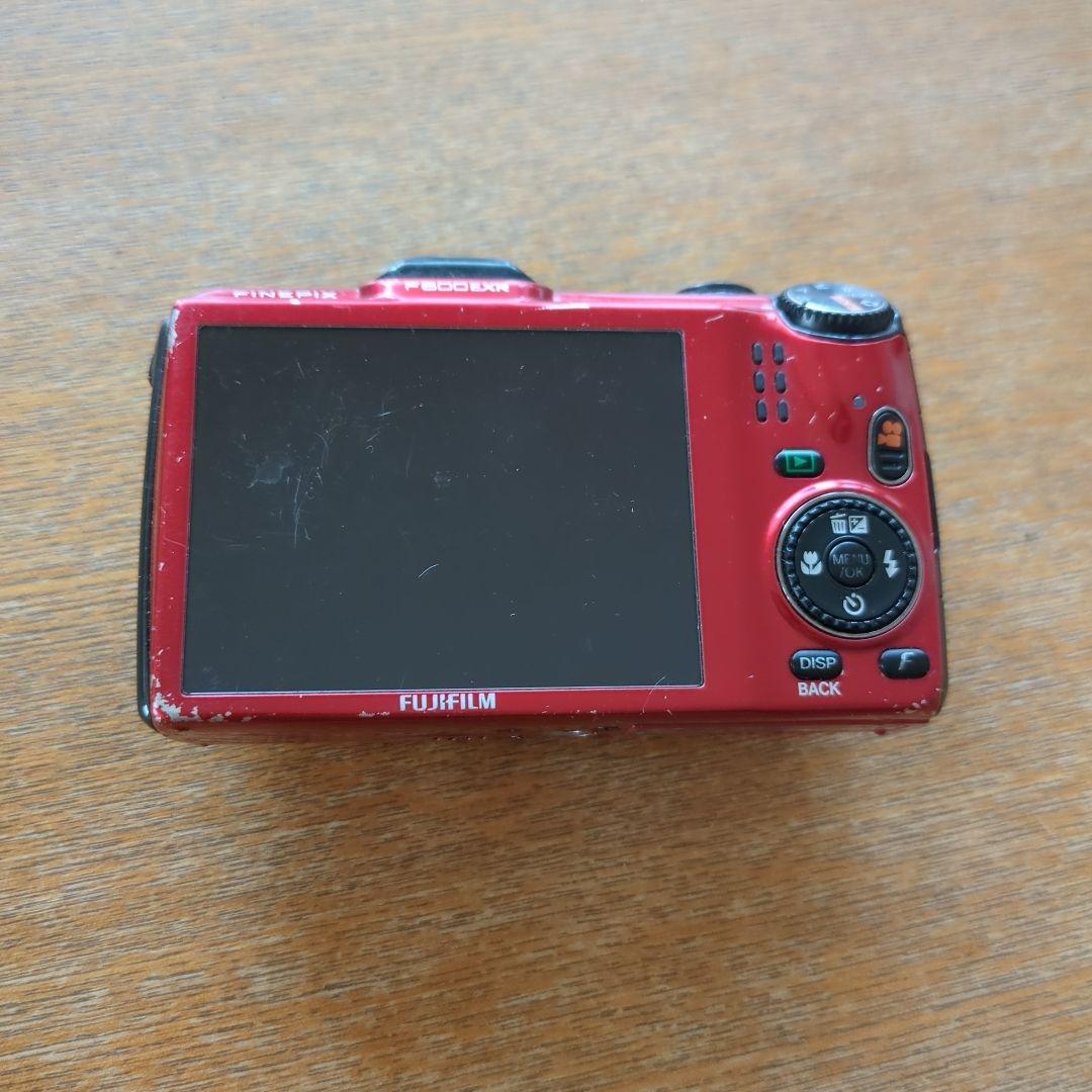 ジャンク　Fujifilm EXR 16MP レッド コンパクトデジタルカメラ