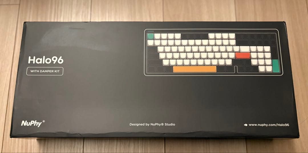 NuPhy Halo96 ホワイト（Gateron Baby Raccoon軸）