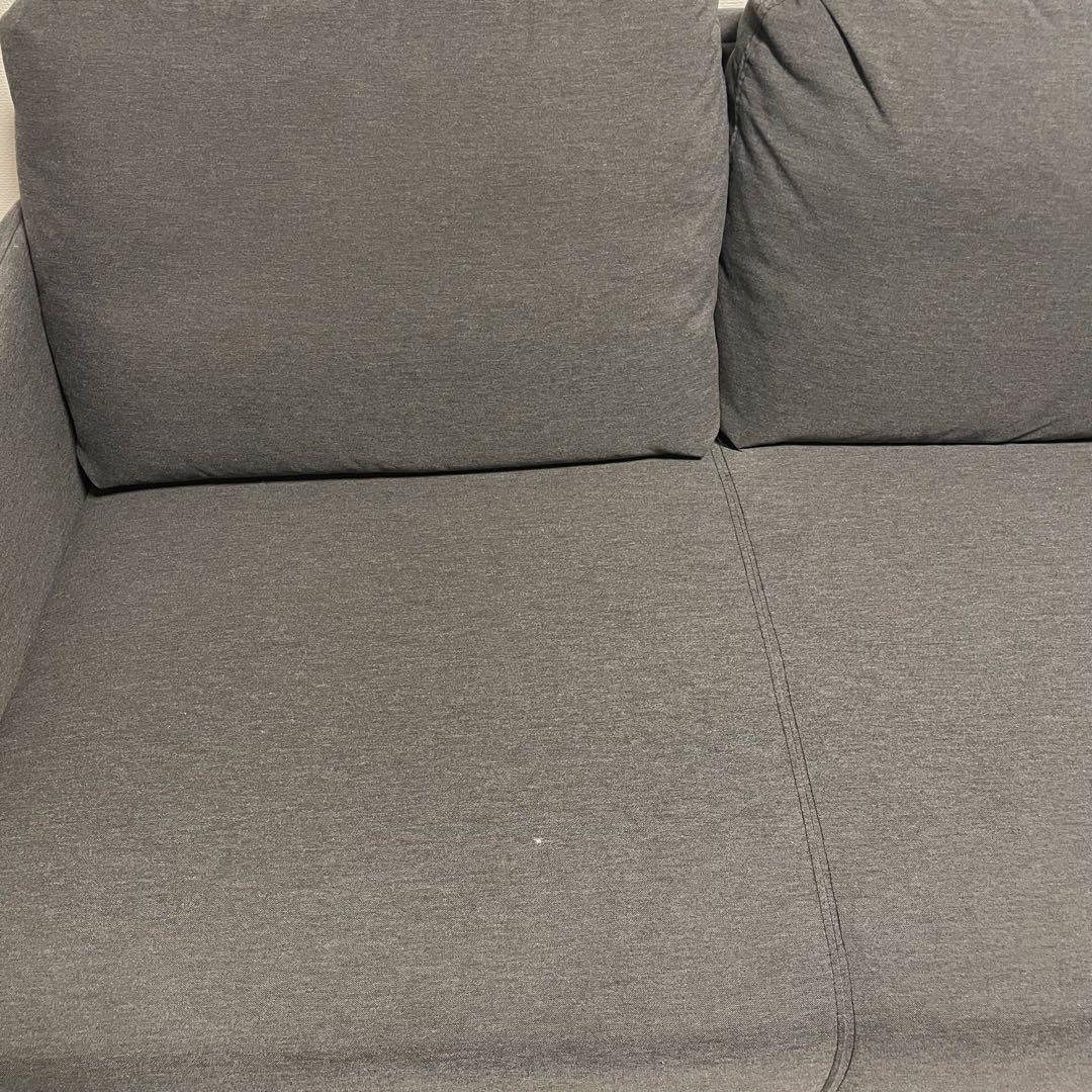 【本当の最終値引き】ダークグレー 2人掛けソファ モダン【IKEA】