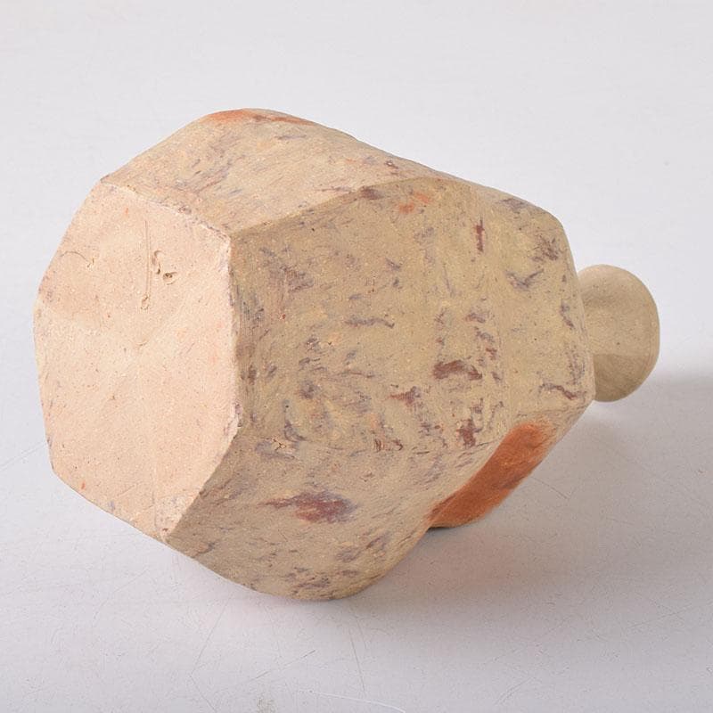 Toshi　備前焼　川端文男作　自然練込　徳利　共布　共箱　V　7597