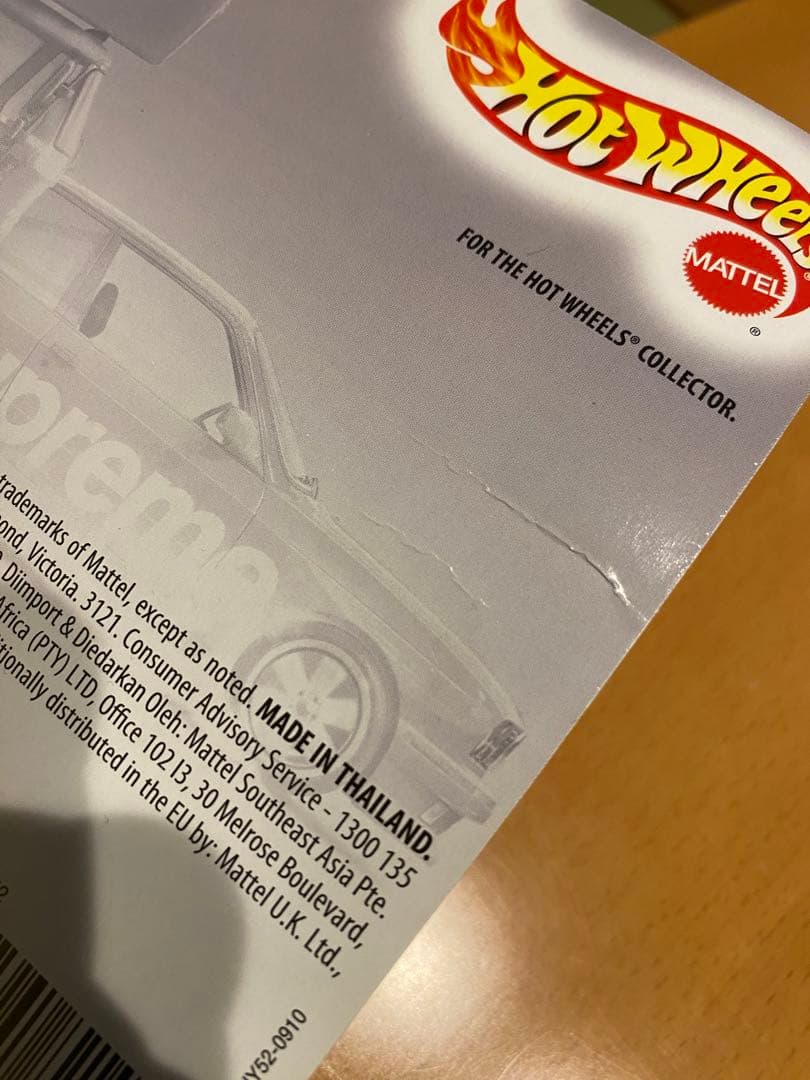 Hot Wheels '92  M3 Supreme コラボ ミニカー