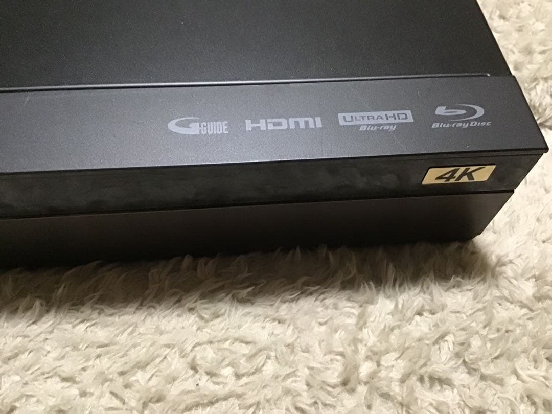 SHARP 4K BDレコーダー　型番4B-C20DW3 2021年度製