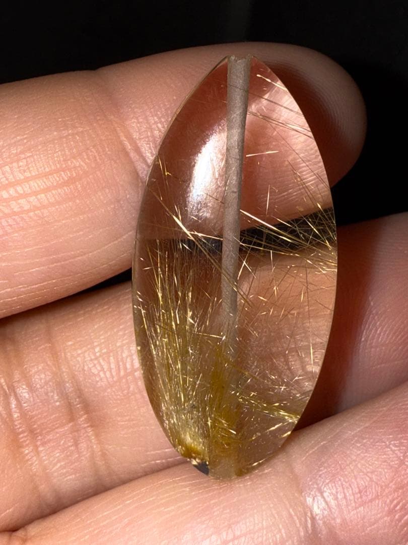 ヘマタイト入り⭐︎ルチルクォーツ ブレス　パーツ