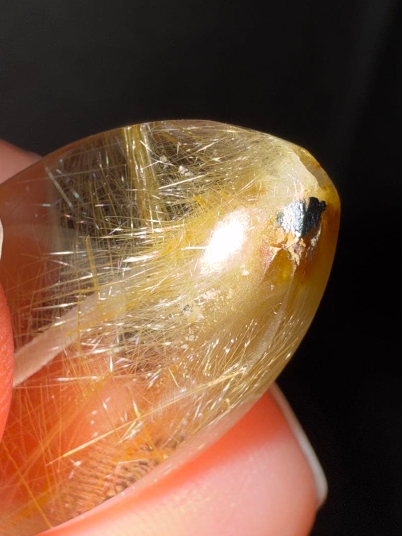 ヘマタイト入り⭐︎ルチルクォーツ ブレス　パーツ