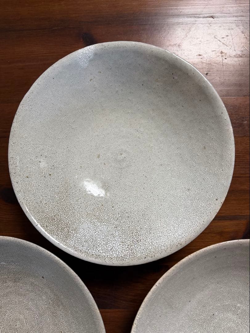 梅花皮かいらぎ 7寸深鉢(墨）TOJIKI TONYA 3個セット