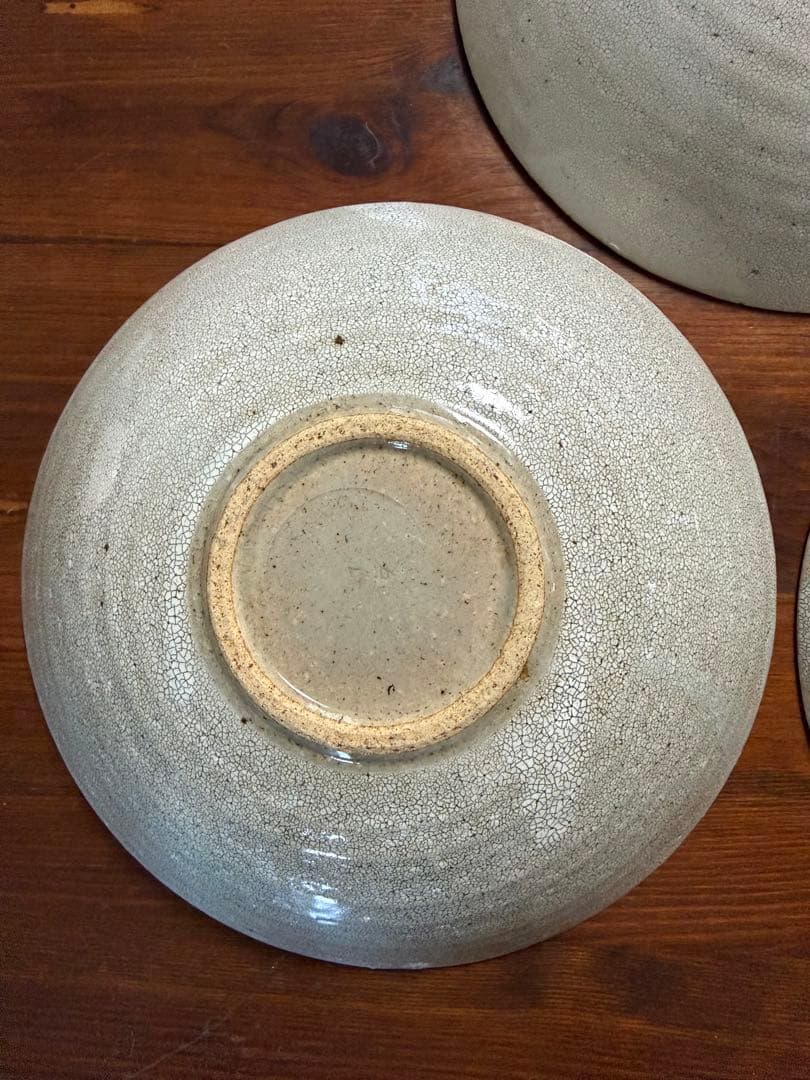 梅花皮かいらぎ 7寸深鉢(墨）TOJIKI TONYA 3個セット