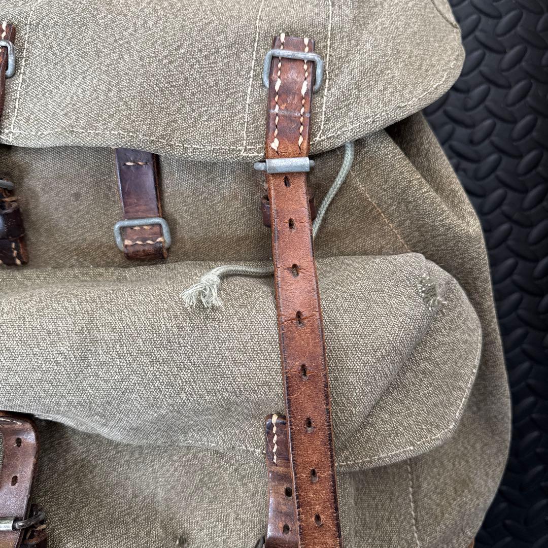 スイス軍 マウンテンリュック&ブレッドバッグ ごま塩