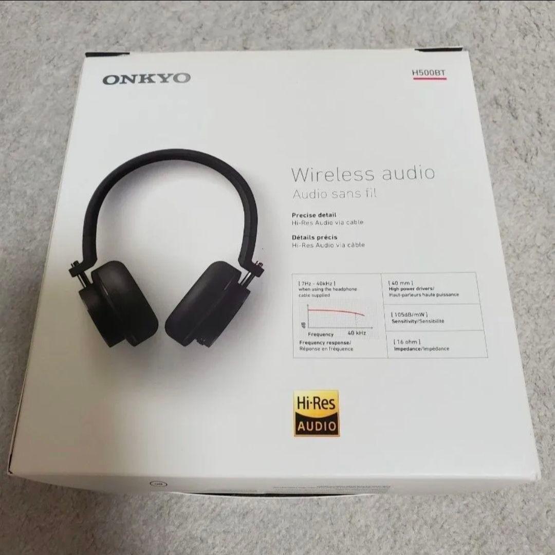 【訳あり】新品・未使用 ONKYO H500BT ワイヤレスヘッドホン