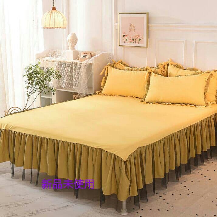 可愛さ輝くレースシングル布団カバー3点シーツ寝具セット枕カバー付p6