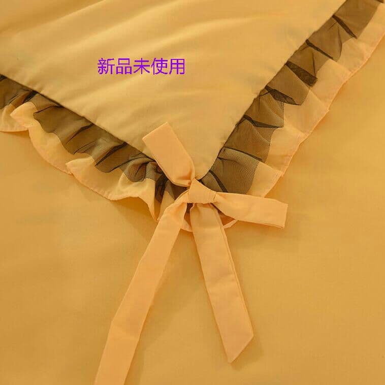 可愛さ輝くレースシングル布団カバー3点シーツ寝具セット枕カバー付p6