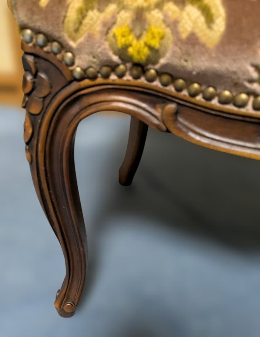 カリモク　ドマーニ　domani　金華山　ルイ15世　鋲打ち　ダイニングチェア②