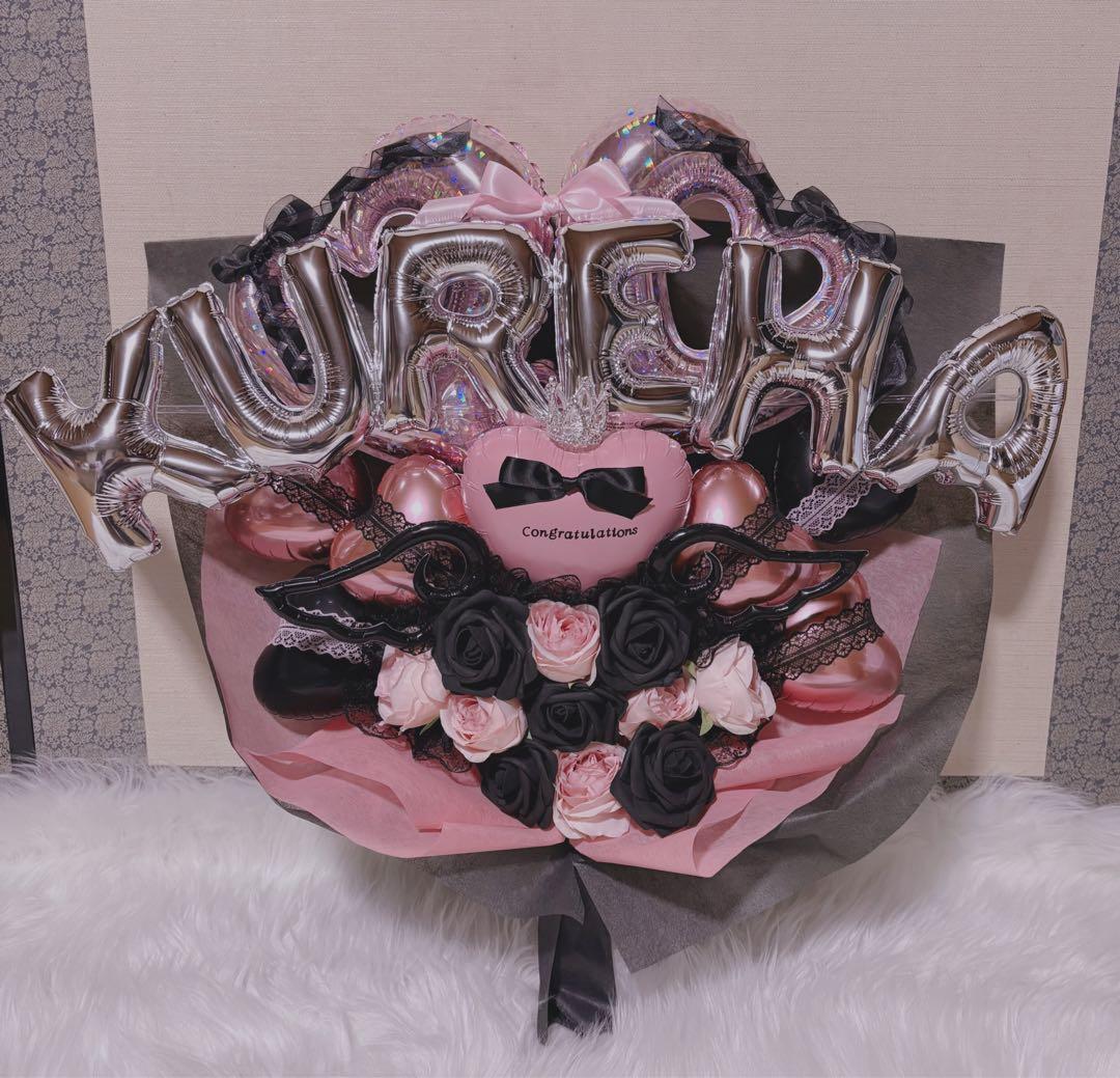 推し活 バルーンギフト バルーンブーケ フラスタ 卓フラ 生誕祭 卒業