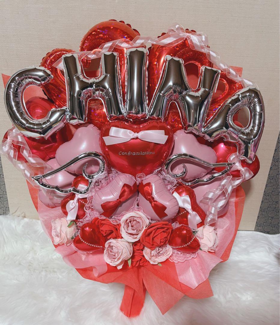 推し活 バルーンギフト バルーンブーケ フラスタ 卓フラ 生誕祭 卒業