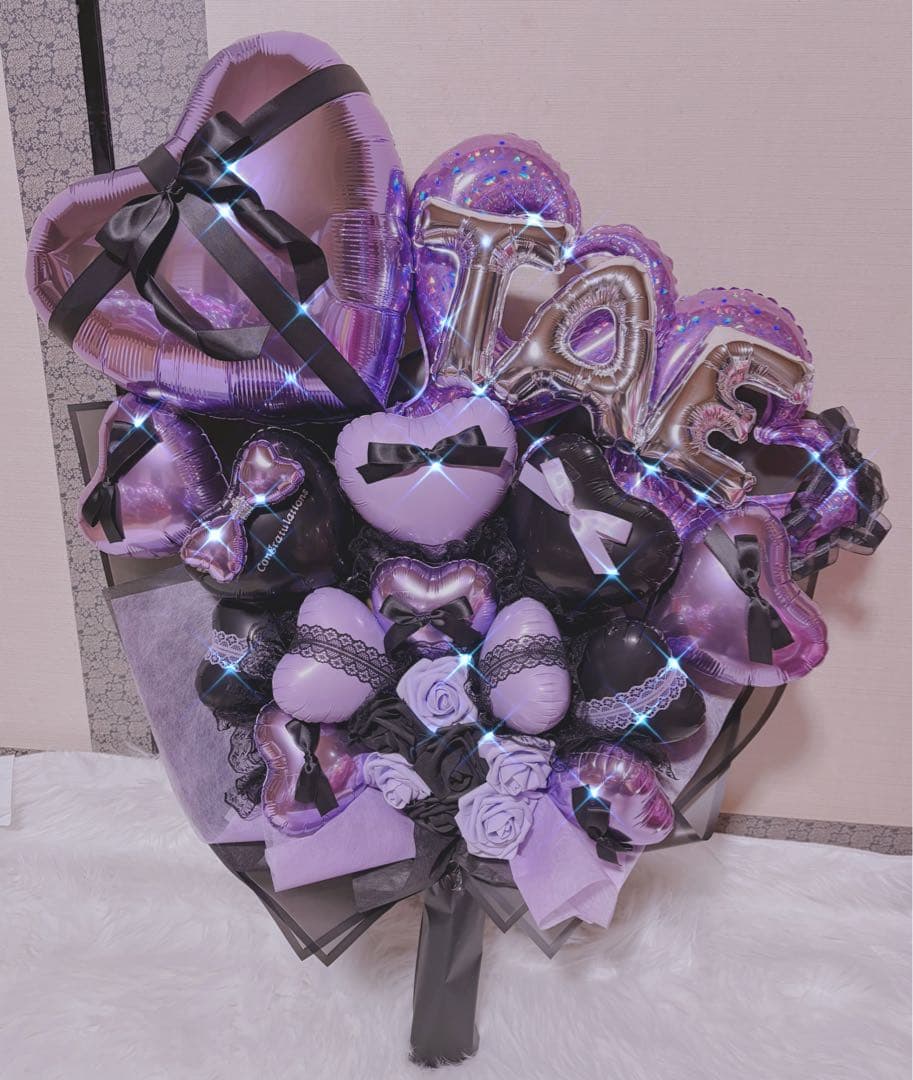 推し活 バルーンギフト バルーンブーケ フラスタ 卓フラ 生誕祭 卒業