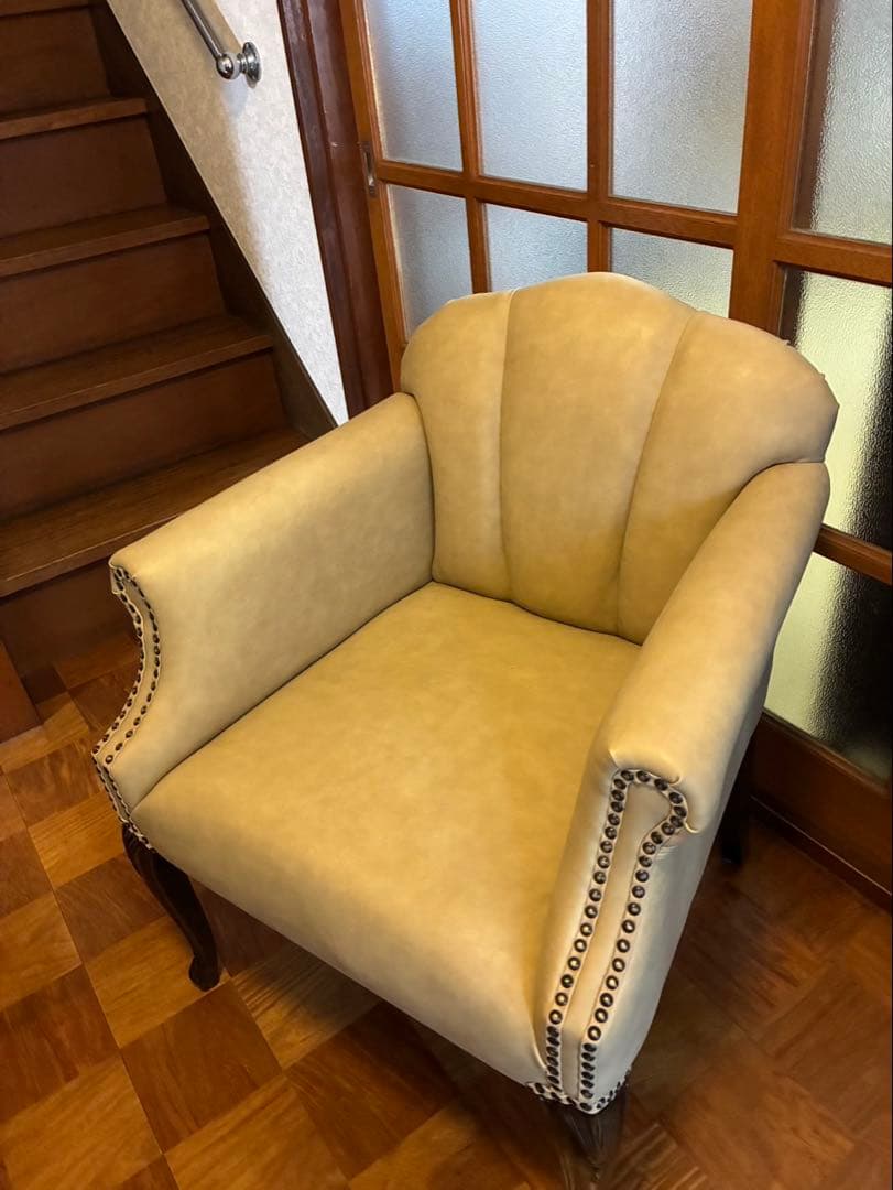 【美品】ヴィンテージ　シェル型　ソファチェア