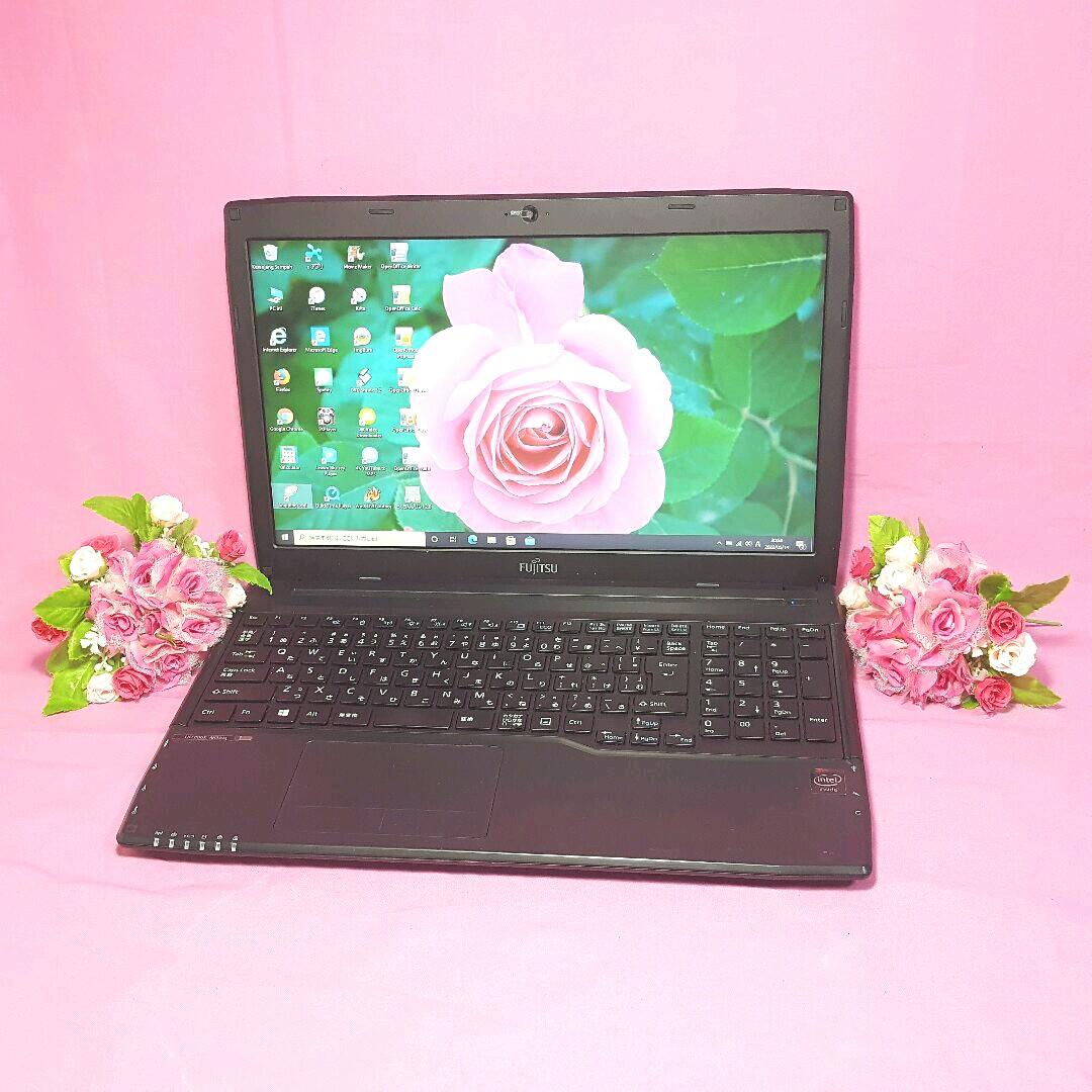 最新Win10搭載/富士通LIFEBOOK★高速メモリ/WEBカメラ&高年式