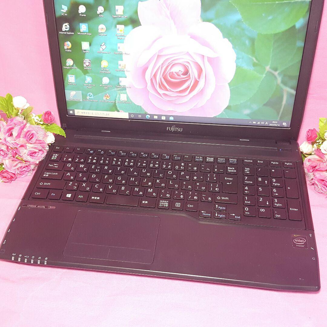 最新Win10搭載/富士通LIFEBOOK★高速メモリ/WEBカメラ&高年式