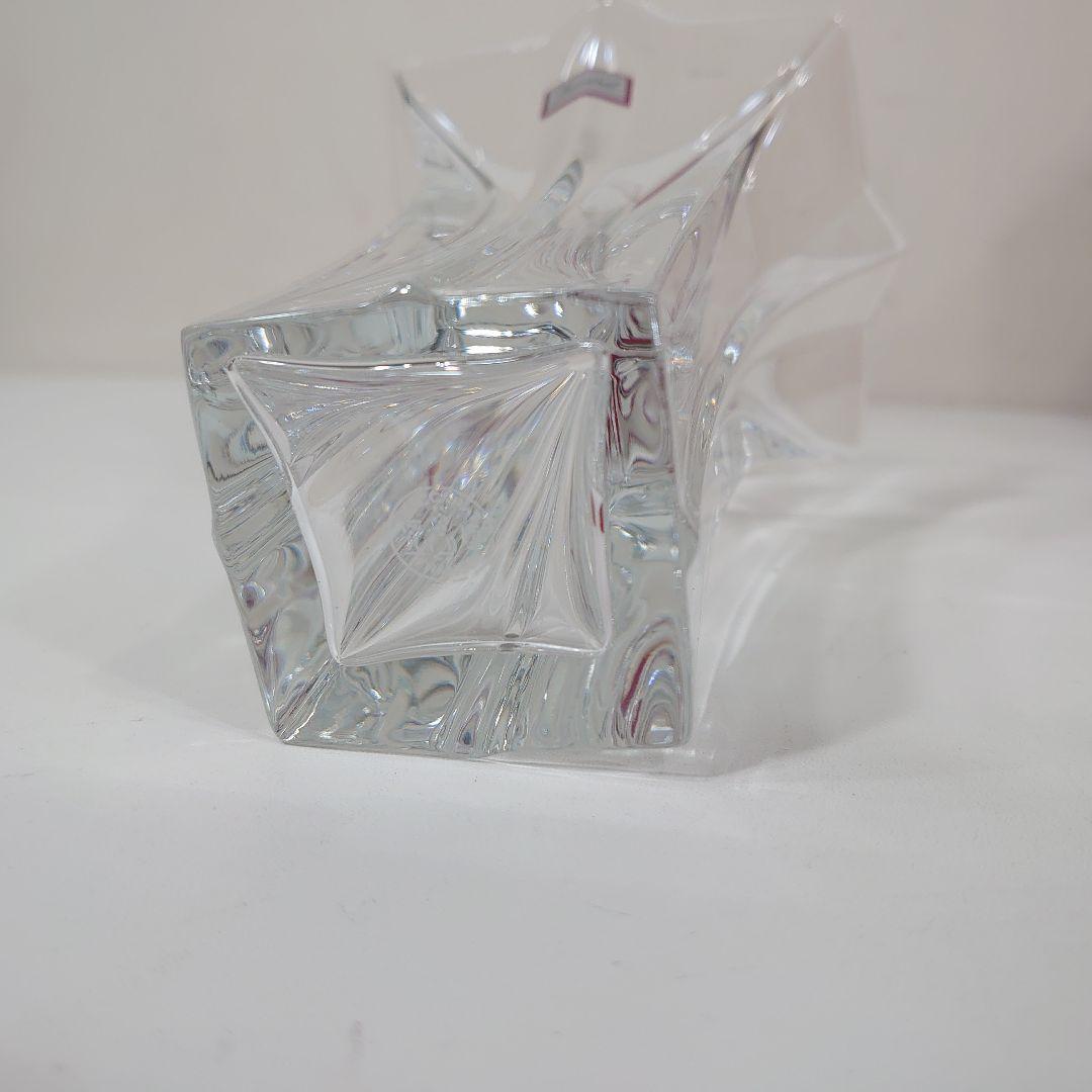 Baccarat バカラ クリスタルフラワーベース 高さ約13cm