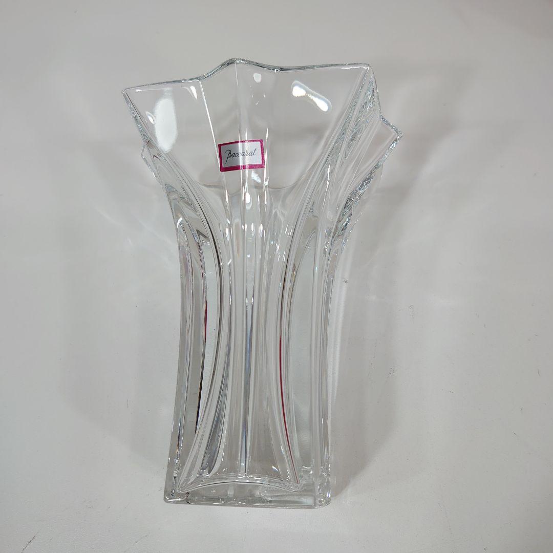 Baccarat バカラ クリスタルフラワーベース 高さ約13cm