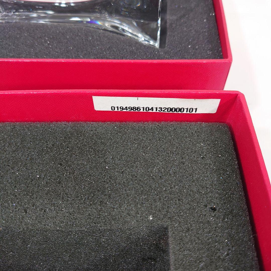 Baccarat バカラ クリスタルフラワーベース 高さ約13cm