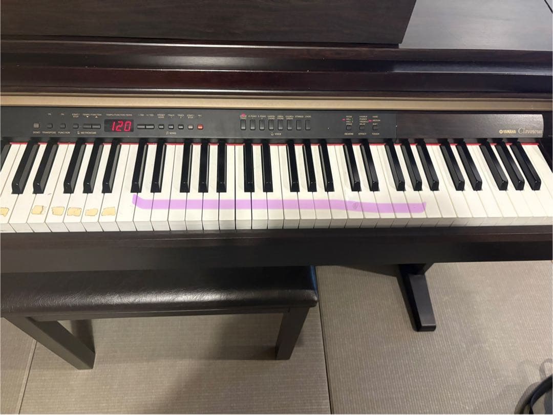 ＊引き取り限定＊YAMAHA 電子ピアノ グラビノーバCLP-930 00年製