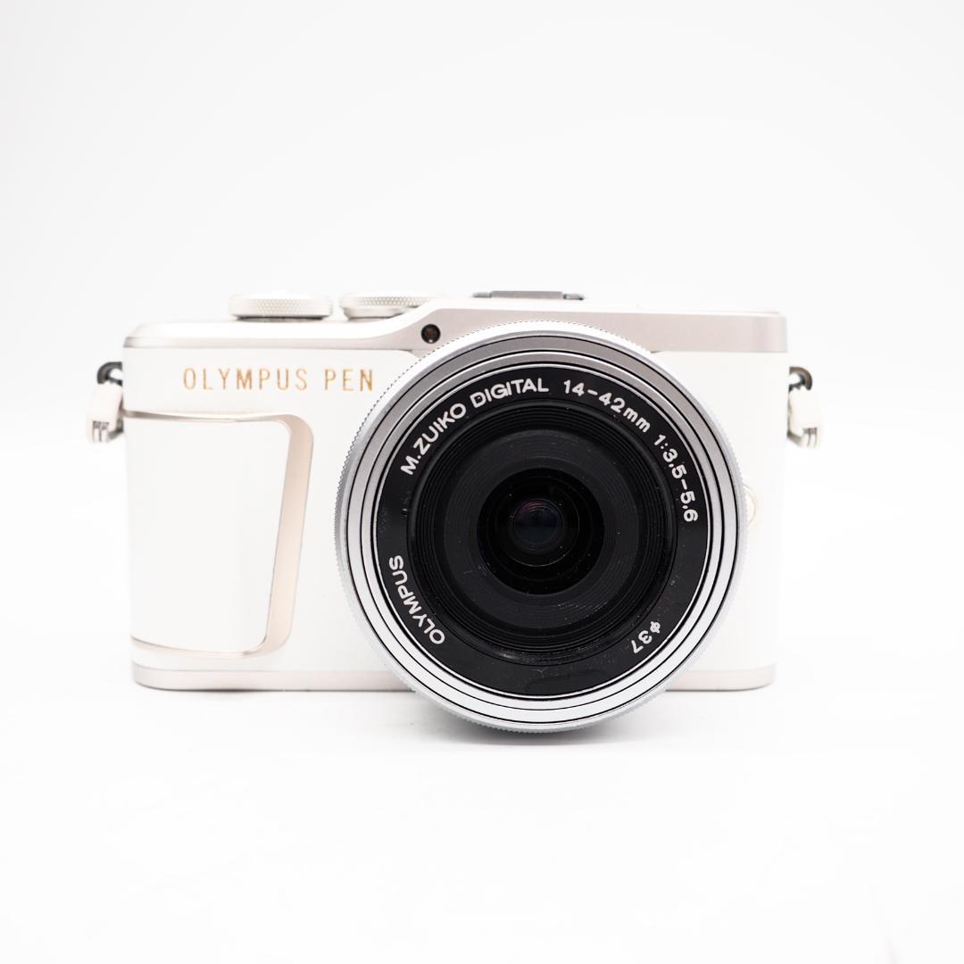 OLYMPUS PEN E-PL10 ミラーレス一眼 ホワイト ダブルレンズ