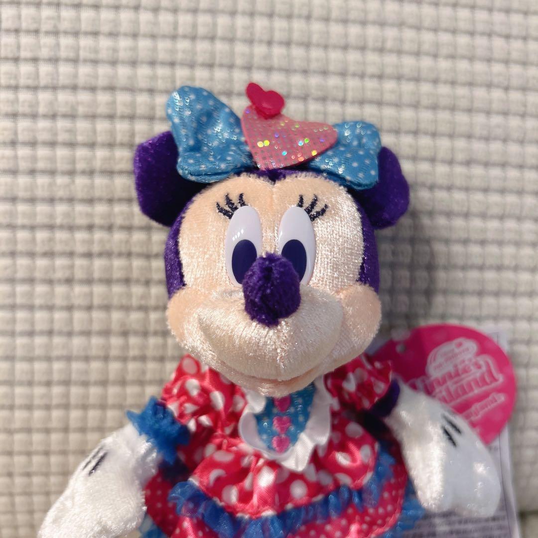 【新品】 ディズニーランド ミニーのファンダーランド ミニパル ぬいぐるみバッジ