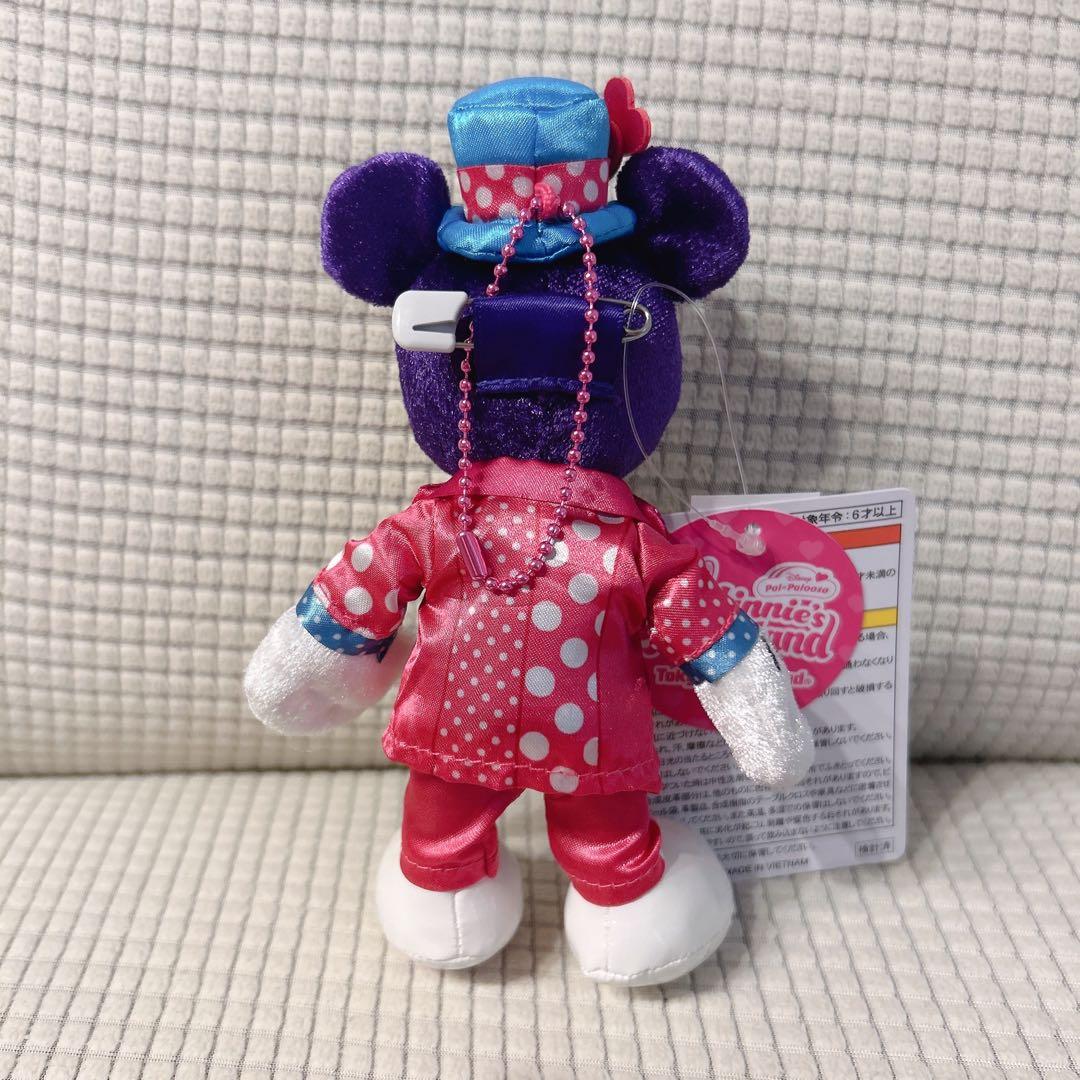 【新品】 ディズニーランド ミニーのファンダーランド ミニパル ぬいぐるみバッジ