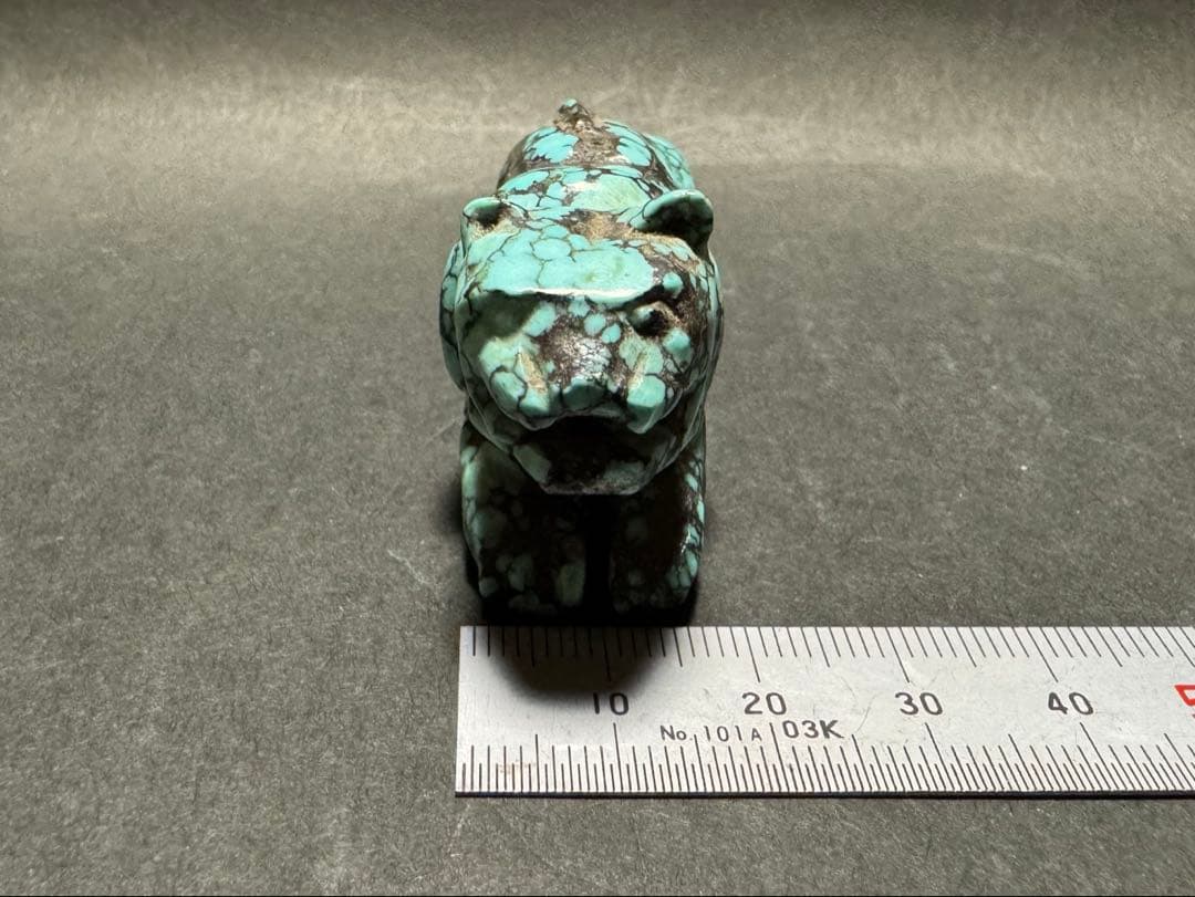 ターコイズ 虎？猫？ 54.5g / 不用品 現状渡し
