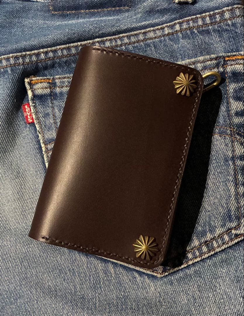 トラッカーウォレット　ミドル　ブルガロ　ブラス　アポロ　※紙幣収納口仕様　即納品