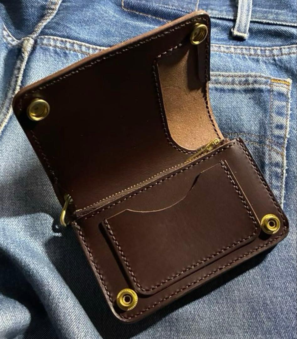 トラッカーウォレット　ミドル　ブルガロ　ブラス　アポロ　※紙幣収納口仕様　即納品
