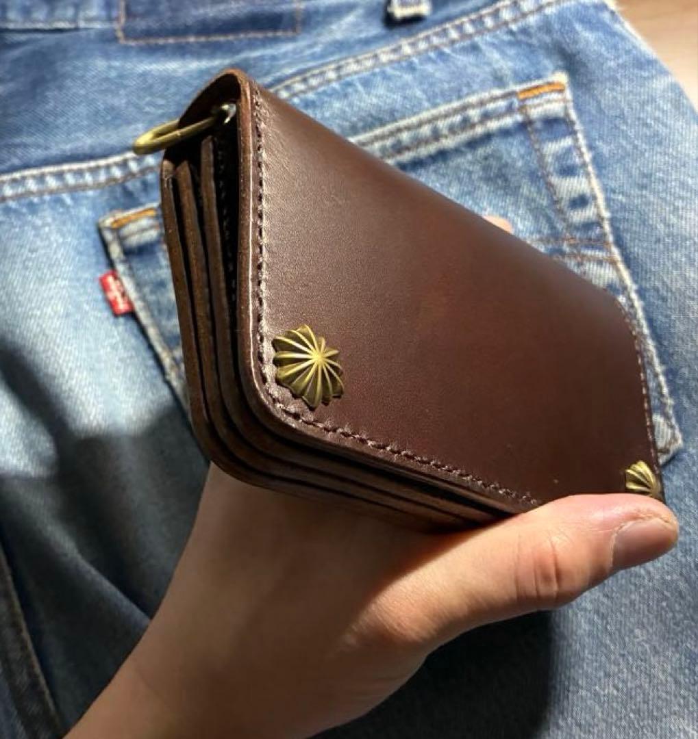 トラッカーウォレット　ミドル　ブルガロ　ブラス　アポロ　※紙幣収納口仕様　即納品