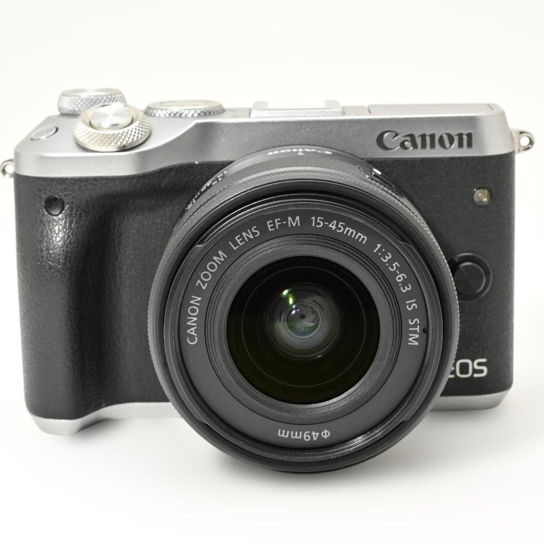 【ほぼ新品】 Canon EOS M6 レンズキット EF-M15-45mm