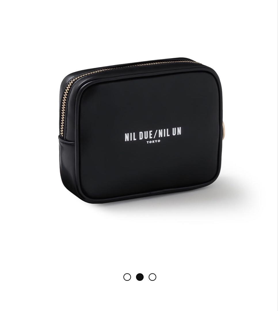 【新品未使用】 NIL DUE / NIL UN TOKYO ポーチ BLACK