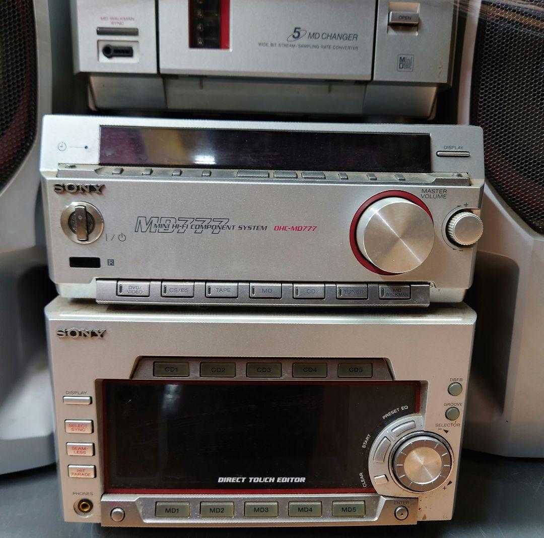 ■■SONY 　SS-MD777 システムコンポ