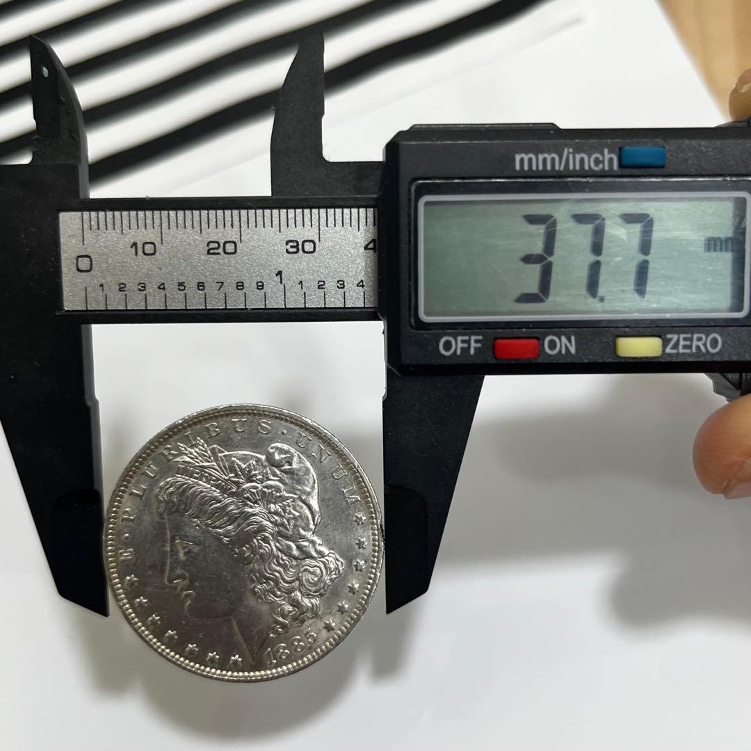 アメリカ　モルガン銀貨　1885年