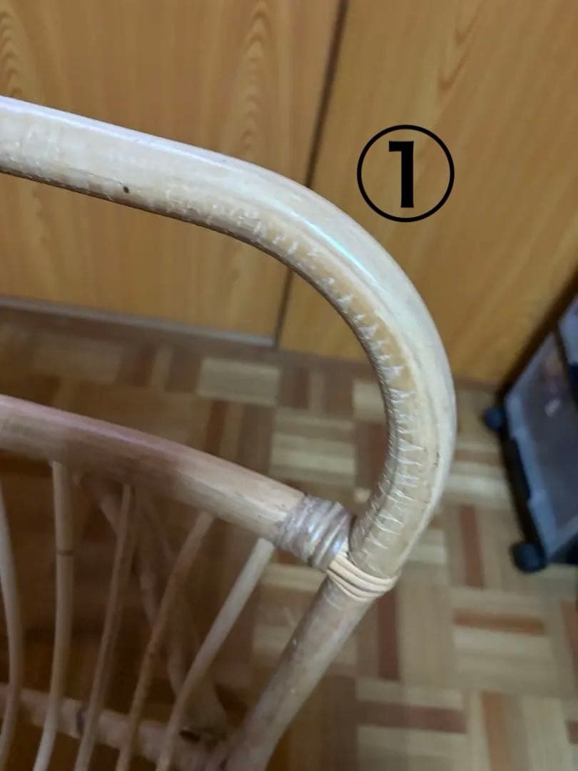 JUGLAS（ユグラ）ラタン製 ダイニングチェア 2脚