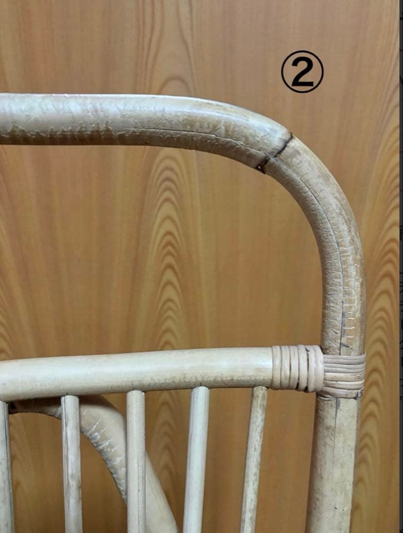 JUGLAS（ユグラ）ラタン製 ダイニングチェア 2脚