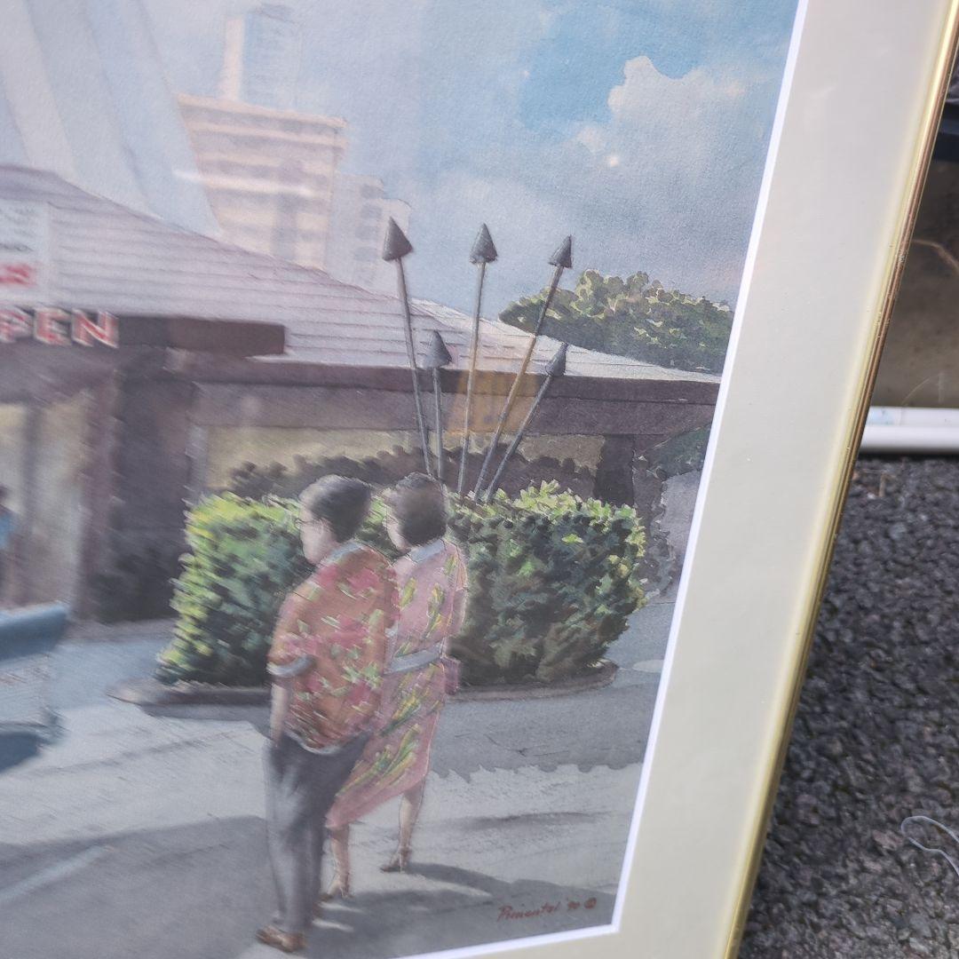 Coco's Coffee House 水彩画 1990年