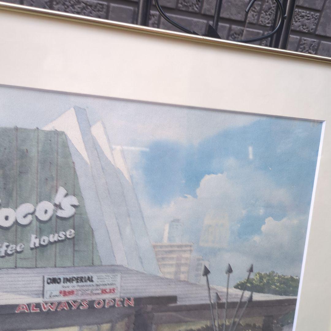 Coco's Coffee House 水彩画 1990年