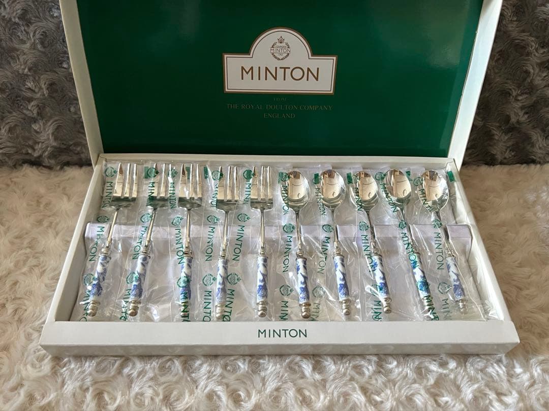 ミントン　カトラリーセット　ハードウィック　ティースプーン＆ケーキフォーク