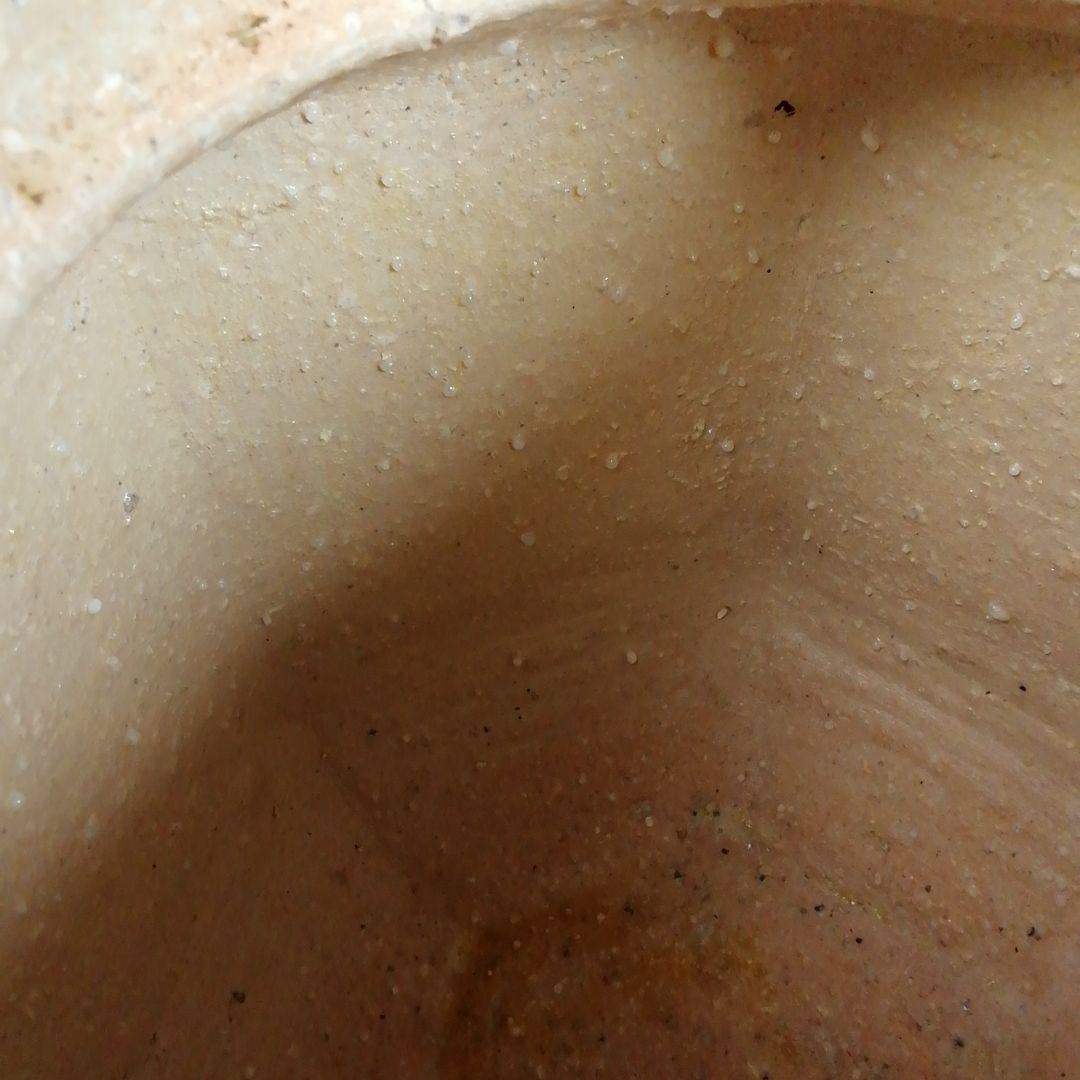 Ｗ３８３　水指　『信楽焼』『高橋春斎 造』　共箱　茶道具