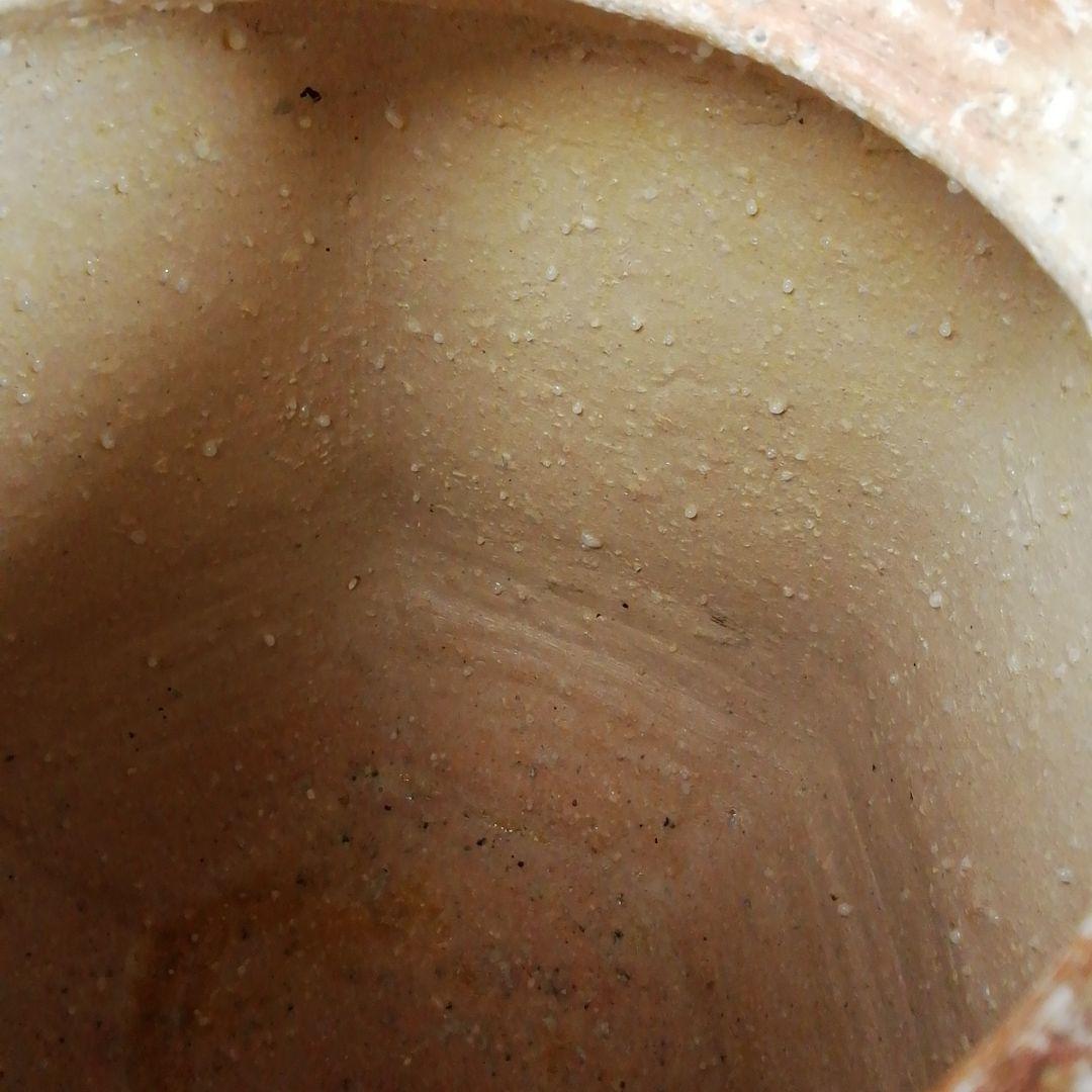 Ｗ３８３　水指　『信楽焼』『高橋春斎 造』　共箱　茶道具