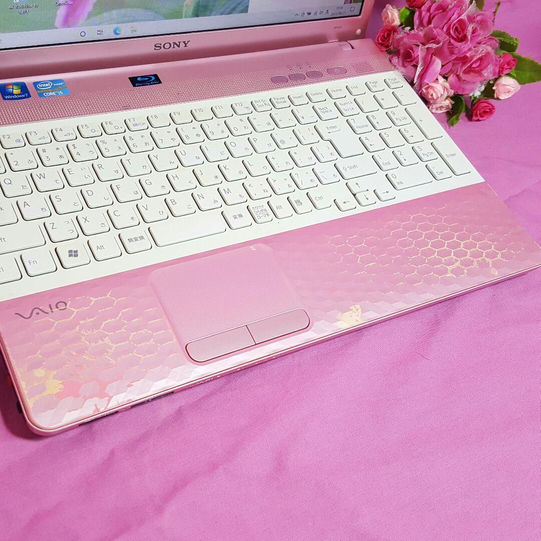 ❥ソニー❥お洒落ピンクVAIO❥高速メモリ❥2世代CORE-I5❥WEBカメラ