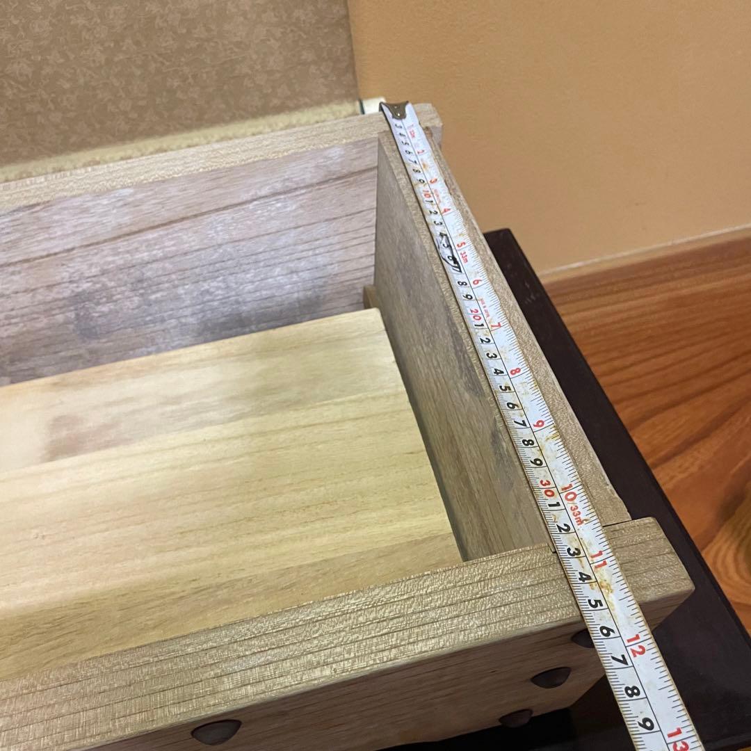 木製 盆栽鉢 植木鉢 鉢カバー プランターカバー 道具入 ビンテージ 昭和レトロ