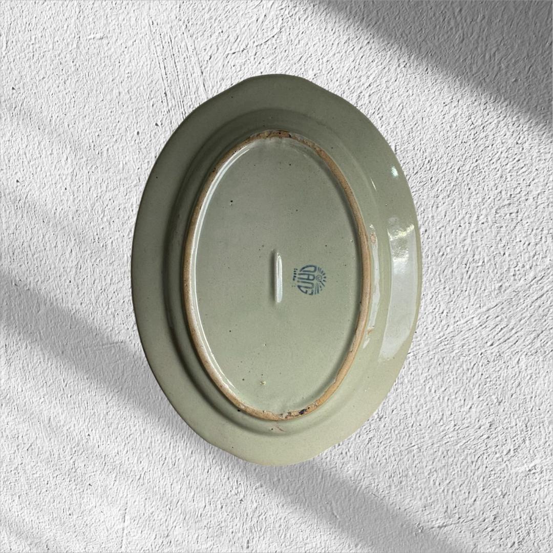 (VNEM1-13-1) ベトナム ソンベ焼き オーバル ナンセラミック